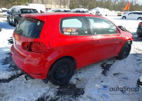 2012 Volkswagen Gti 2-Door z USA, uszkodzony, nr VIN WVWED7AJ9CW233919